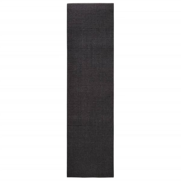 vidaXL sisaltæppe til kradsetræ 80x300 cm sort