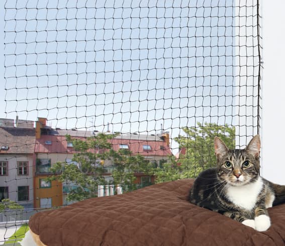 Kattnät Svart - Olika storlekar 4x3 m