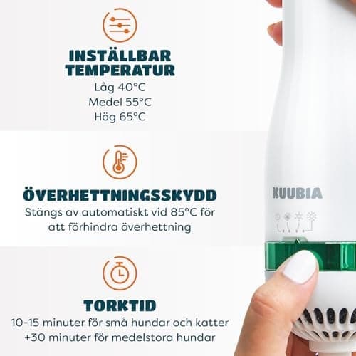 Lemmikkien hiustenkuivain 2 Slicker Brush Groomingilla kissoille ja koirille