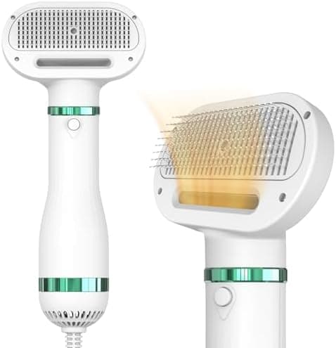 Lemmikkien hiustenkuivain 2 Slicker Brush Groomingilla kissoille ja koirille