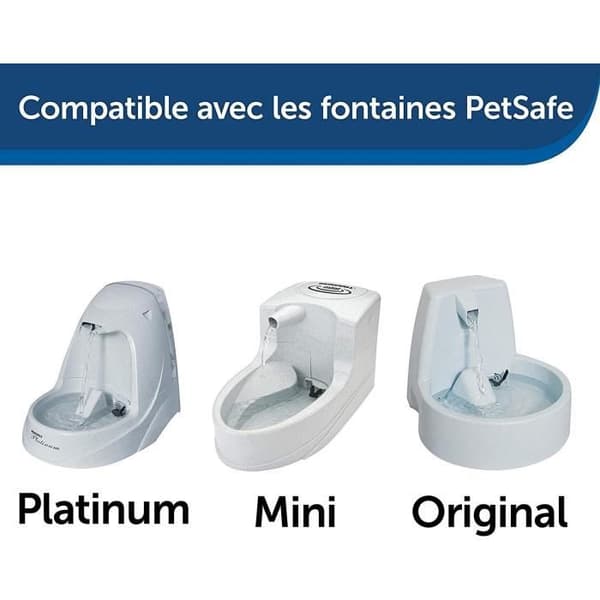 PetSafe - Drinkwellin vaihtosuodatinpatruunat Original-, Platinum- ja Mini-koiran- ja kissanjuomalähteille - 3 kpl