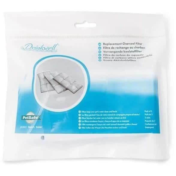 PetSafe - Drinkwellin vaihtosuodatinpatruunat Original-, Platinum- ja Mini-koiran- ja kissanjuomalähteille - 3 kpl