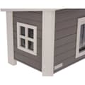 Miniatyrbillede 3 af 6: Kattehus - KERBL - ECO Eli - Grå/Hvid - 57 x 45 x 43 cm