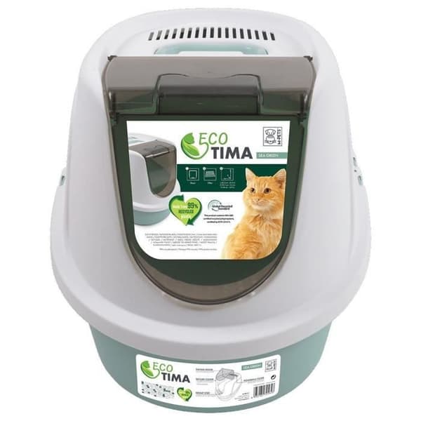 Toilethus - Mpets - ECO TIMA - M - Vandgrøn