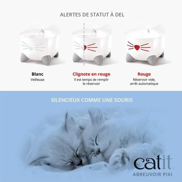CAT IT Automatisk Kattefontæne - 2,5 L - Blå