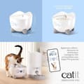 Miniatyrbillede 6 af 6: CAT IT Automatisk Kattefontæne - 2,5 L - Blå