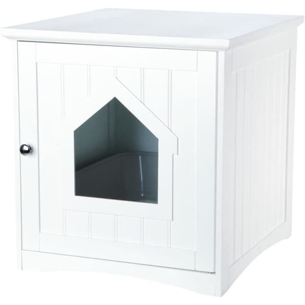 TRIXIE Toiletkabine - 49x51x51cm - Hvid - Til katte