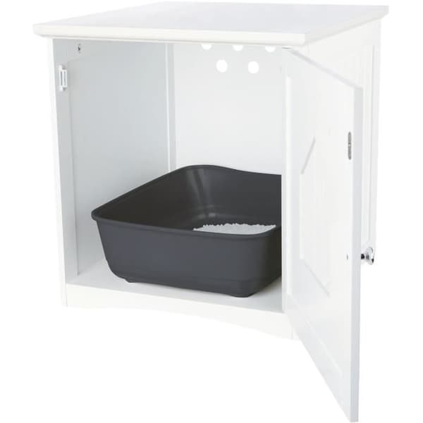 TRIXIE Toiletkabine - 49x51x51cm - Hvid - Til katte