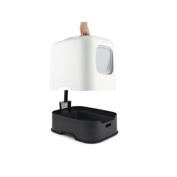 ROTHO - Kissanvessan koppi 51 x 39 x 40 cm - Kissanhiekkalaatikko - Gui Blanc