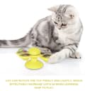 Miniatyrbild 3 av 11: Väderkvarn Leksaker för katter Pussel virvlande skivspelare med borste Katt Spela spel Catnip Toy Kitten Interactive