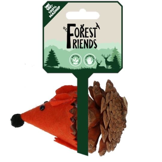 Forest Friends Mouse - Tillverkad av en riktig kotte i kombination med naturlig filt och oemotståndlig Madnip! 10 st
