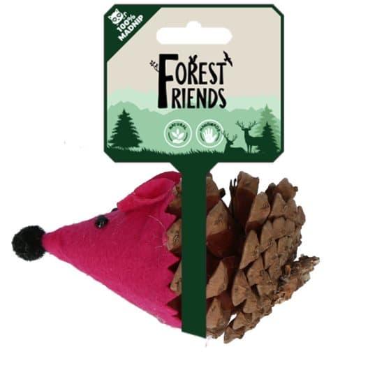 Forest Friends Mouse - Tillverkad av en riktig kotte i kombination med naturlig filt och oemotståndlig Madnip! 10 st