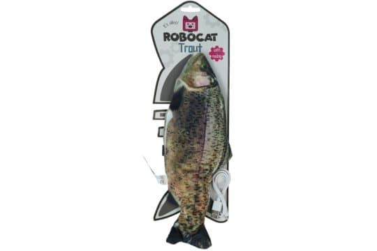 Robocat Trout - Den första öringen som verkligen kommer till liv, liksom en leksak för katten!