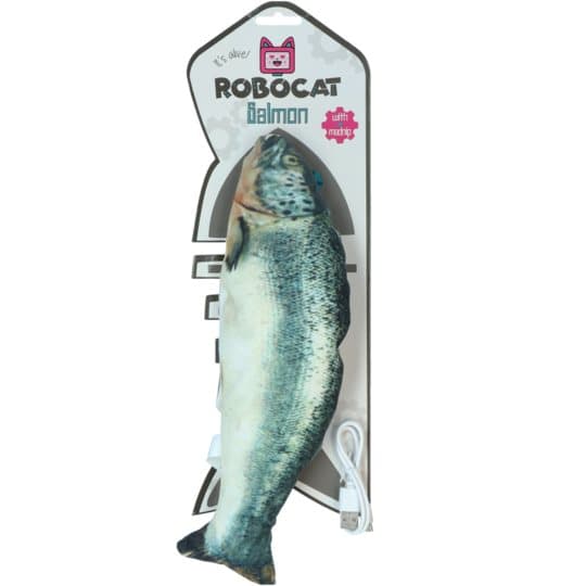 Robocat laks - Den første laks, der virkelig kommer til liv, og det som et legetøj til katten!