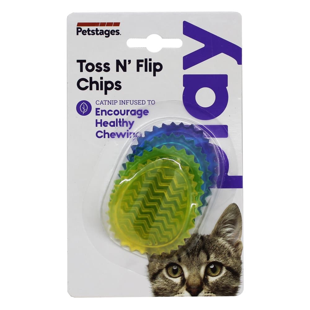Kattleksak Petstages Toss N^ Flip Chips