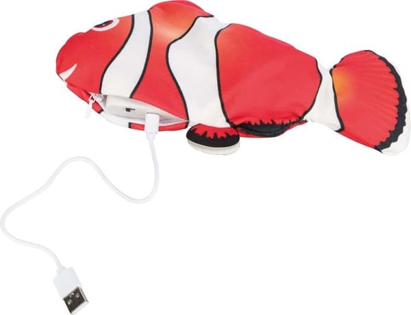 Interaktiv Katt Hund Aktivitets Leksak Sprattlande fisk