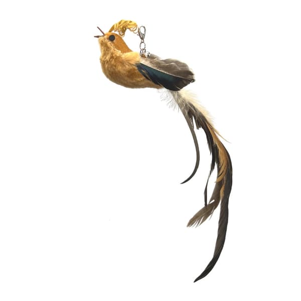 Cat Interactive Toy Set, Handheld Feather Teaser Wand
