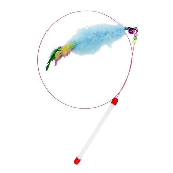 INF Feather Cat Teaser Wand for lekne katter