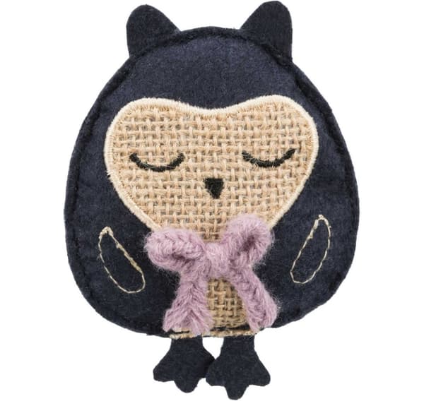 Leksak för kattuggla, tyg, kattmynta, 11 cm, Trixie