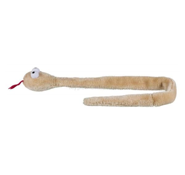 Rod orm plysch, leksak för katter, 19cm