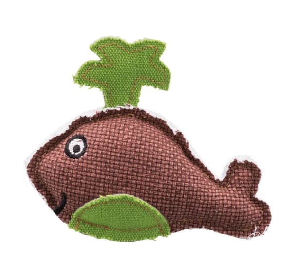 Leksak för katt BE NORDIC whale, polyester/bomull, 12 cm