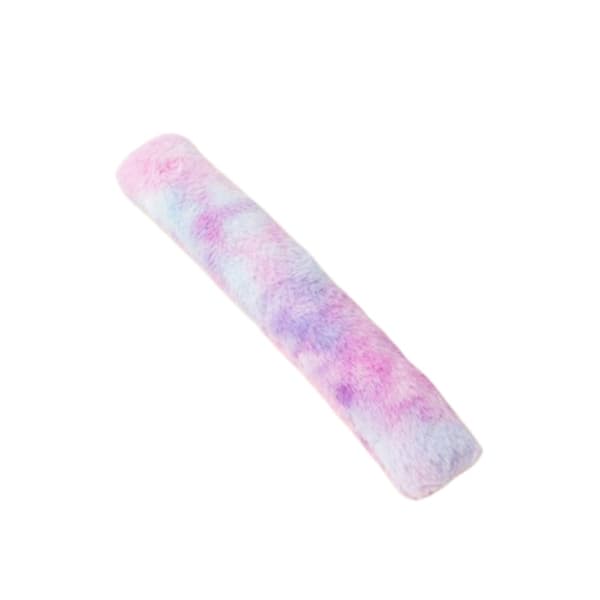 INF Short Plush Strip Pillow - Short Plush Colorful Pillow Lila
