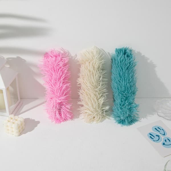 INF Plysstribet pude med knitrelyd til katte