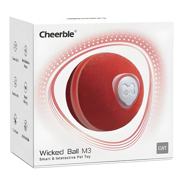 Cheerble Wicked Ball / Lemmikkilelu M3 (punainen).