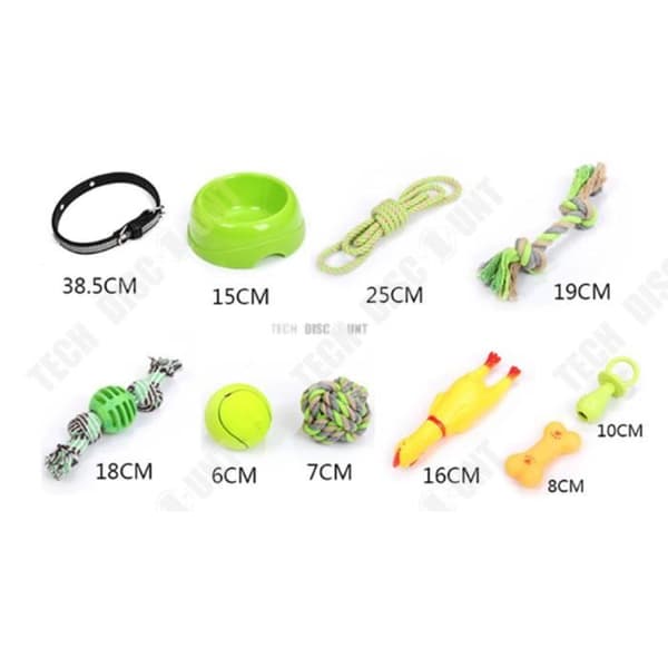 TD® Kit 10 Hundleksaker Rep Plyschboll Kyckling Ljudbeständig Billig Solid Pirrande Träningsvalpset Pet Lek