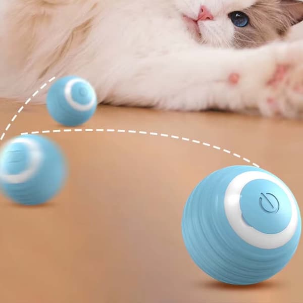 Smart automatisk rullekugle | Interaktivt hunde- og kattelegetøj