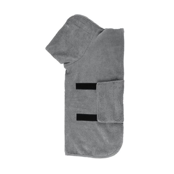 INF XL Grått Kjæledyrhåndkle for 35-45 kg Kjæledyr - Superabsorberende