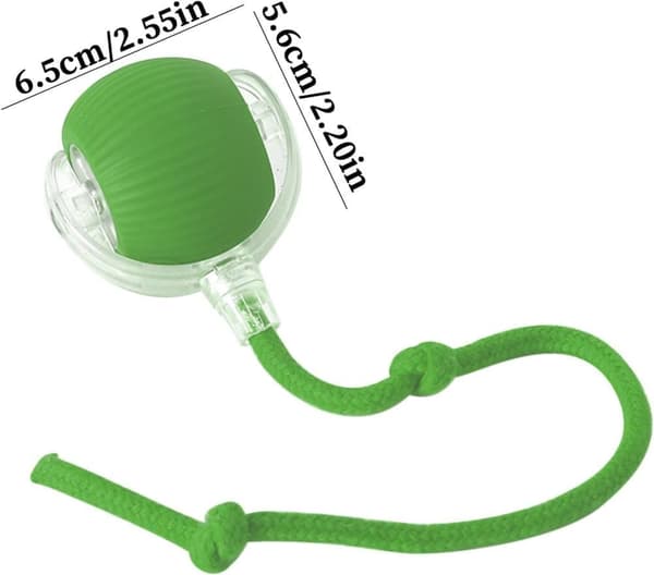 Moorle Leksak till Katt, Interaktiv Kattleksak - Boll som rör sig-Auto-Rolling, Rechargeable
