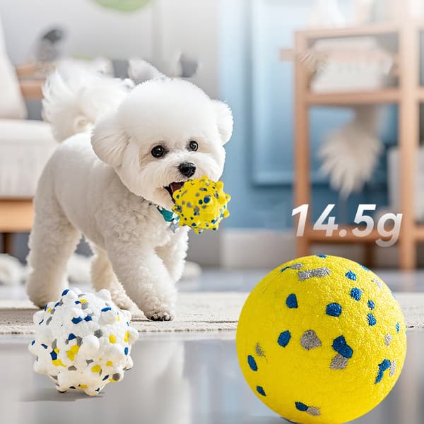 INF Pigg Dog Toy Ball Gul M