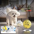 Miniatyrbild 3 av 4: INF Taggig Hundleksaksboll Gul S
