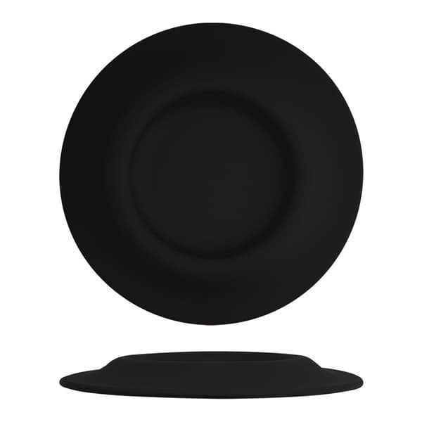 INF Ny silikon frisbee for kjæledyr - Trygg og morsom for hunden din Sort