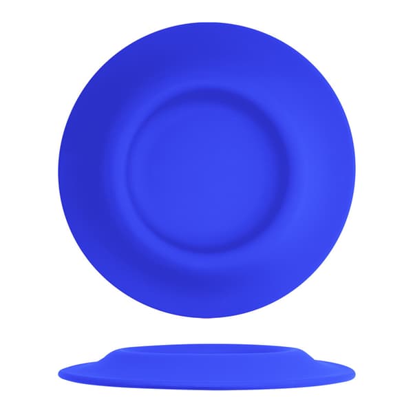 INF Ny silikon frisbee for kjæledyr - Trygg og morsom for hunden din Blå