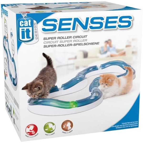 Kattleksak - CATIT - Senses 2.0 Super Roller Circuit - Lekbana med boll