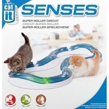 Kattleksak - CATIT - Senses 2.0 Super Roller Circuit - Lekbana med boll