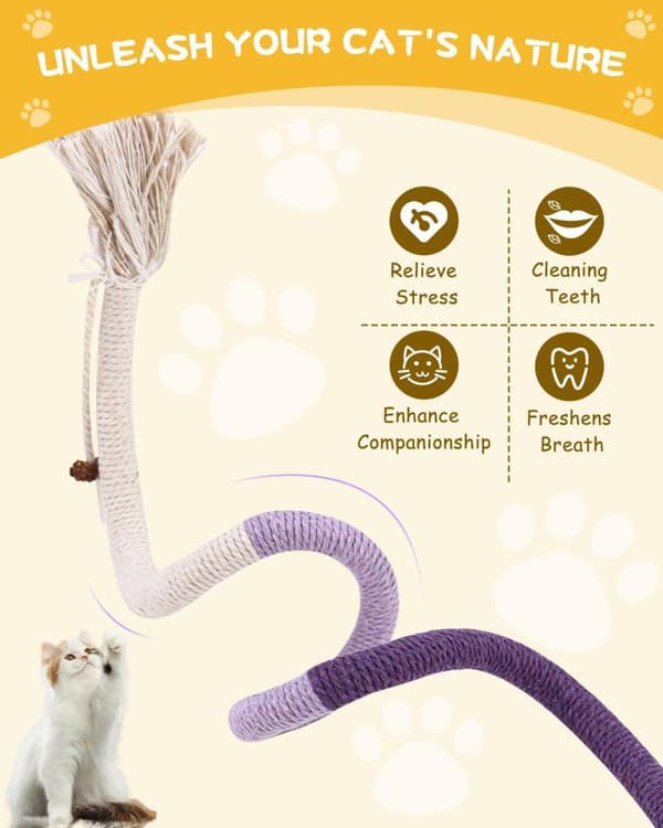 Kattmynta Leksak Bitrep,70 Cm Kattleksak Bitrep Kattmynta Leksak Interaktiva Bitrep