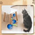 Miniatyrbillede 3 af 8: OBOSOE Rolling Ball til kat og hund – Interaktivt elektrisk legetøj med haler, indendørs leg