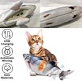 Miniatyrbillede 3 af 9: OBOSOE Elektrisk Kattelegetøj - 3D Fisk