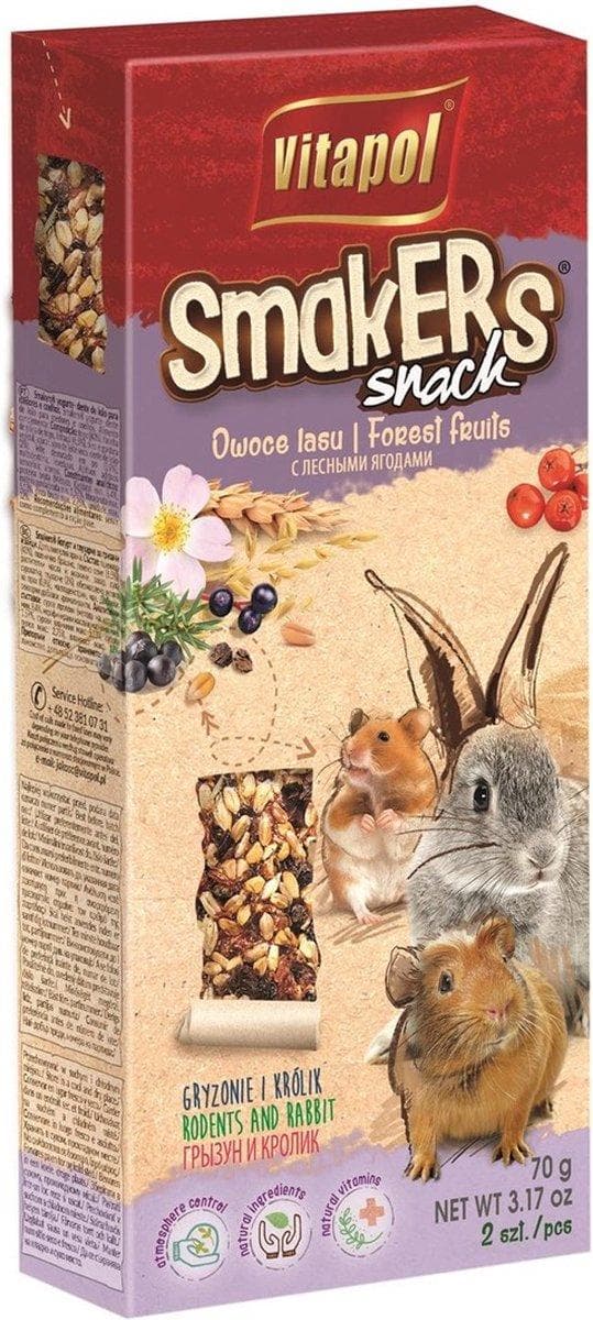 Vitapol skovfrugtkolber til gnavere - 2 stk. - 90 g
