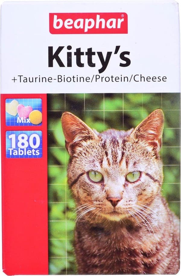 Beaphar Kitty's Mix vitamintabletter för katter - 180 st