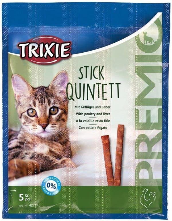 Välipalat Premio Sticks-siipikarja maksakuivakissaruoalla-5x5g