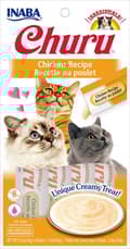 Miniatyrbild 1 av 5: INABA Churu Chicken - kattgodis - 4x14 g