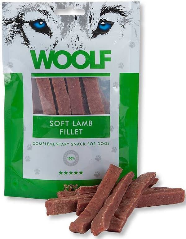 WOOLF Bløde lammefileter - hundegodbidder - 100 g