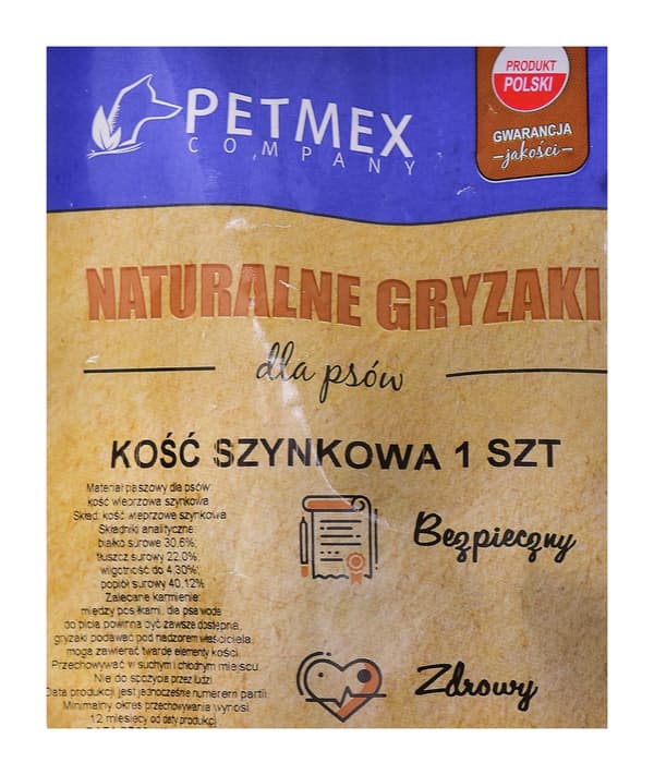 PETMEX Skinkben - tuggben för hund - 1 st
