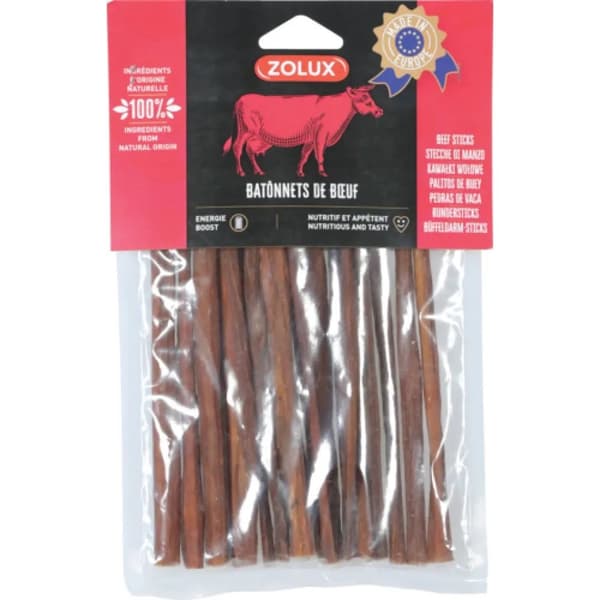 ZOLUX Naudanlihatikut - Koiran herkku - 100g