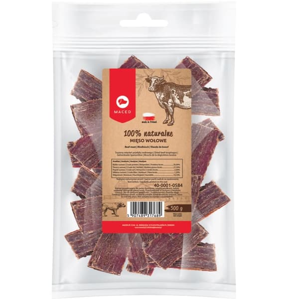 MACED 100% Naturlig Oksekød 500G