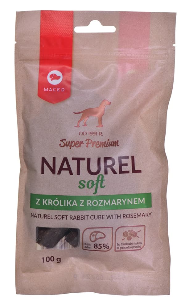 MACED Super Premium Naturel Soft Rabbit rosmariinilla - Koiran herkku - 100g